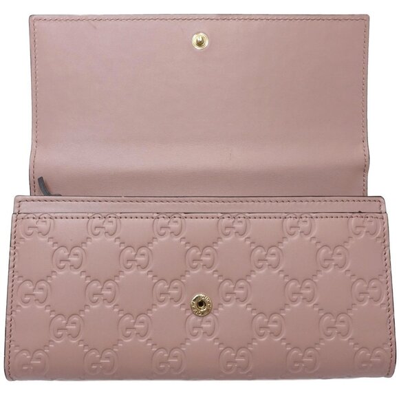 GUCCI Pink Leather Wallet - Picture 6 of 10
